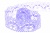 Тесьма кружевная 0621-2063, шир. 40 мм/уп. 20+/-1 м, цвет 107-фиолет - купить в Ноябрьске. Цена: 933.93 руб.