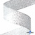 Лента металлизированная "ОмТекс", 25 мм/уп.22,8+/-0,5м, цв.- серебро - купить в Ноябрьске. Цена: 96.64 руб.