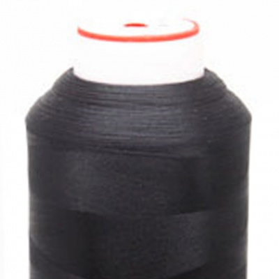 Нитки текстурированные некручёные, намот. 5 000 м, цвет чёрный - купить в Ноябрьске. Цена: 70.43 руб.