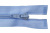 Спиральная молния Т5 351, 40 см, автомат, цвет св.голубой - купить в Ноябрьске. Цена: 13.03 руб.