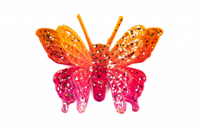 Бабочка декоративная пластиковая #10 - купить в Ноябрьске. Цена: 7.09 руб.