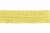 Тесьма кружевная 0621-1212А, шир. 45 мм/уп. 20+/-1 м, цвет 017-жёлтый - купить в Ноябрьске. Цена: 1 033.32 руб.