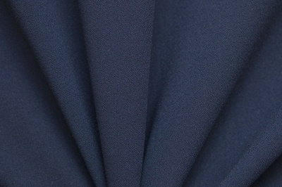 Костюмная ткань с вискозой "Бриджит", 210 гр/м2, шир.150см, цвет т.синий - купить в Ноябрьске. Цена 564.96 руб.
