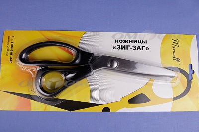 Ножницы ЗИГ-ЗАГ "MAXWELL" 230 мм - купить в Ноябрьске. Цена: 1 041.25 руб.