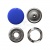 Кнопка рубашечная (закрытая) 9,5мм - эмаль, цв.168 - голубой - купить в Ноябрьске. Цена: 4.82 руб.