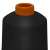 Нитки текстурированные кручёные, намот. 15 000 м, цвет чёрный - купить в Ноябрьске. Цена: 237.24 руб.