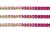 Пайетки "ОмТекс" на нитях, CREAM, 6 мм С / упак.73+/-1м, цв. 89 - розовый - купить в Ноябрьске. Цена: 468.37 руб.