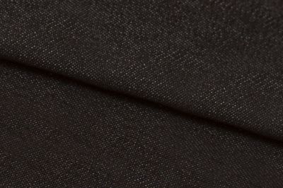 Ткань джинсовая №96, 160 гр/м2, шир.148см, цвет чёрный - купить в Ноябрьске. Цена 350.42 руб.