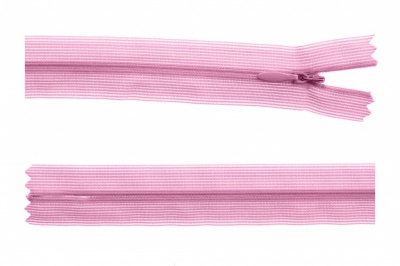 Молния потайная Т3 513, 60 см, капрон, цвет св.розовый - купить в Ноябрьске. Цена: 10.13 руб.