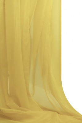 Портьерный капрон 12-0826, 47 гр/м2, шир.300см, цвет св.жёлтый - купить в Ноябрьске. Цена 137.27 руб.