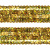 Тесьма с пайетками D16, шир. 20 мм/уп. 25+/-1 м, цвет золото - купить в Ноябрьске. Цена: 778.19 руб.