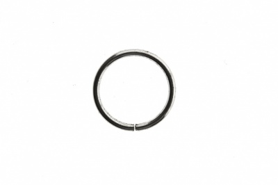 Кольцо металлическое d-15 мм, цв.-никель - купить в Ноябрьске. Цена: 2.48 руб.