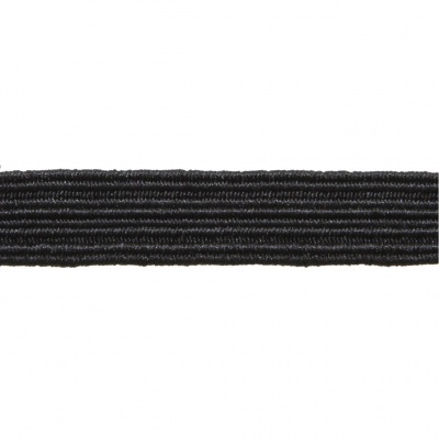 Резинка продежка С-52, шир. 7 мм (20 шт/10 м), цвет чёрный - купить в Ноябрьске. Цена: 1 338.93 руб.