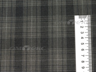 Ткань костюмная клетка 25235 2004, 185 гр/м2, шир.150см, цвет серый/бел - купить в Ноябрьске. Цена 