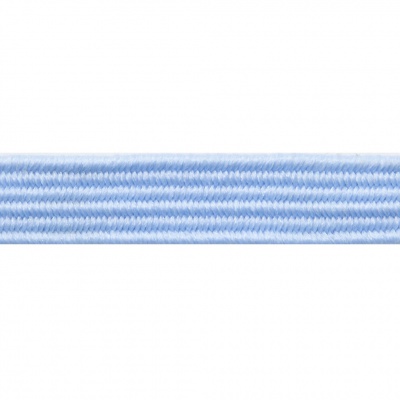 Резиновые нити с текстильным покрытием, шир. 6 мм ( упак.30 м/уп), цв.- 108-голубой - купить в Ноябрьске. Цена: 155.22 руб.