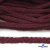 Шнур плетеный d-6 мм круглый, 70% хлопок 30% полиэстер, уп.90+/-1 м, цв.1070-бордовый - купить в Ноябрьске. Цена: 588 руб.